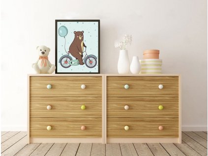Plakát medvídek kolo
