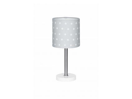 Lampa šedá s puntíky
