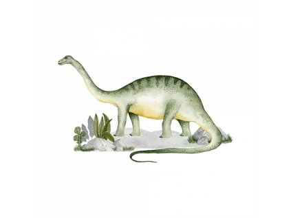 Velká samolepka brontosaurus