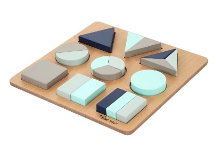 Originální vzdělávací hračka - dřevěné puzzle pro děti