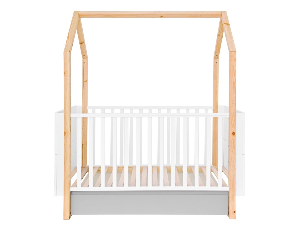 Bellamy Dětská postýlka domeček s šuplíkem Pinette