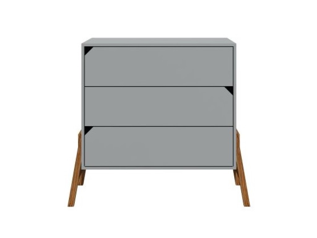 Bellamy Dětská komoda Lotta – 3 zásuvky barva: šedá