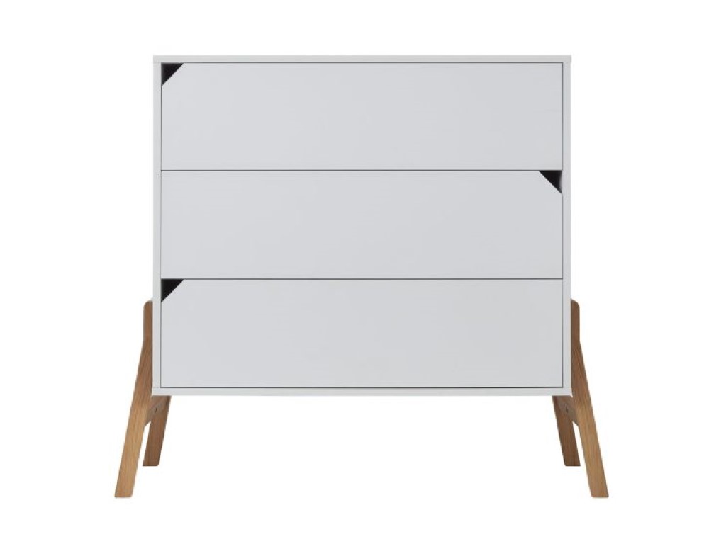 Bellamy Dětská komoda Lotta – 3 zásuvky barva: šedá