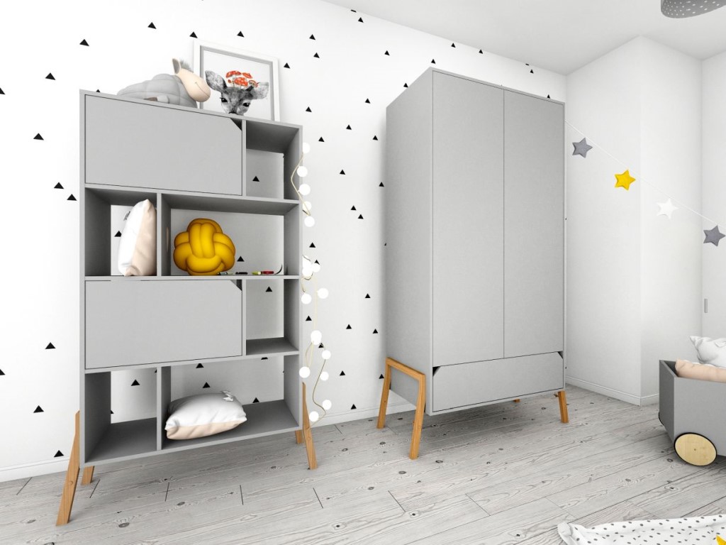 Bellamy Dětská skříň Lotta barva: sněhově bílá