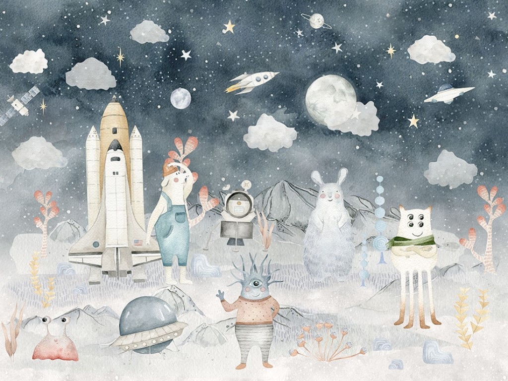 Yokodesign Tapeta Vesmír Délka: 250 cm