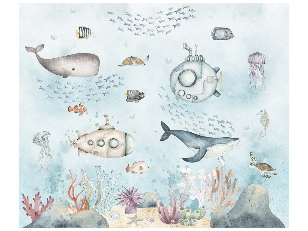 Yokodesign Tapeta Svět pod hladinou Délka: 250 cm