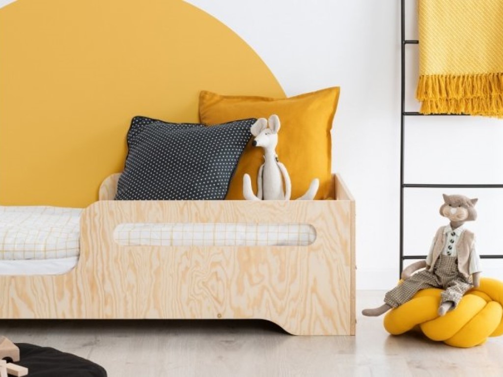 ADEKO Dřevěná postel Easy entry rozměr lůžka: 80 x 160 cm