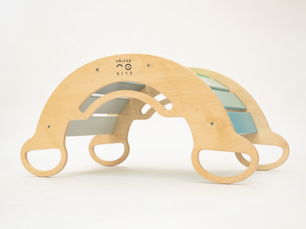 ELIS DESIGN Montessori houpačka 6in1 smile blue (obrázek 5)