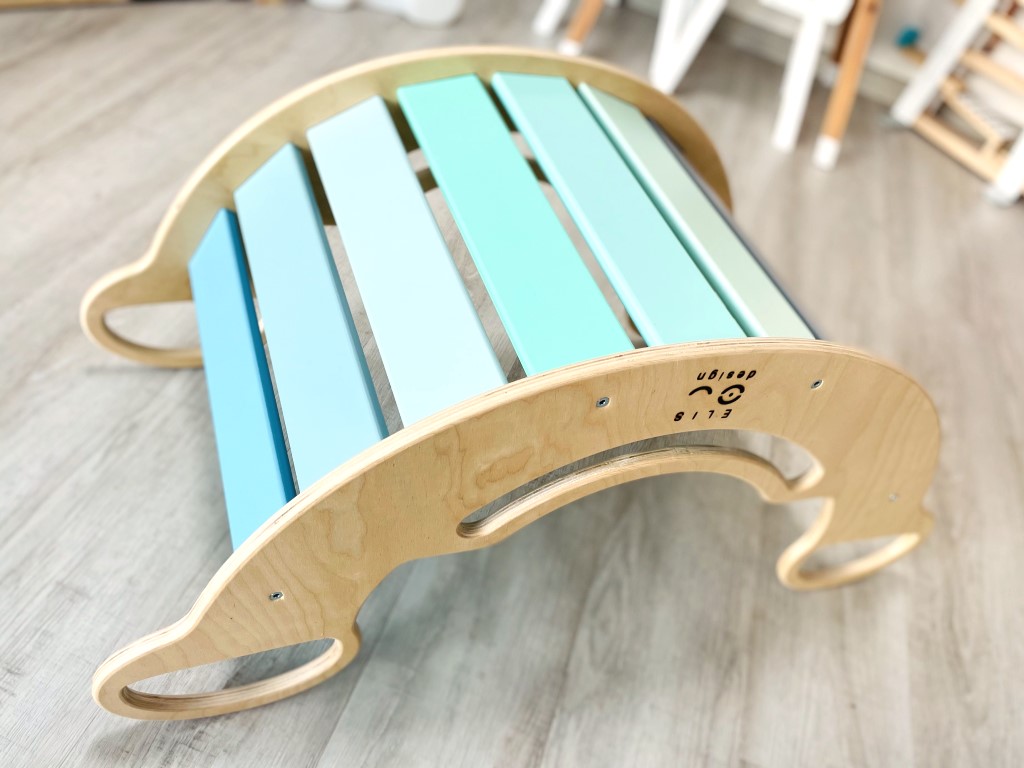ELIS DESIGN Montessori houpačka 6in1 smile blue (obrázek 10)