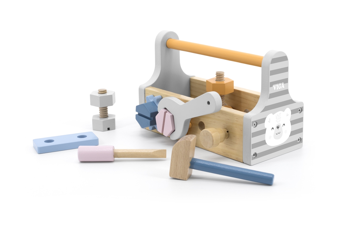 PolarB Dřevěná basa s nářadím