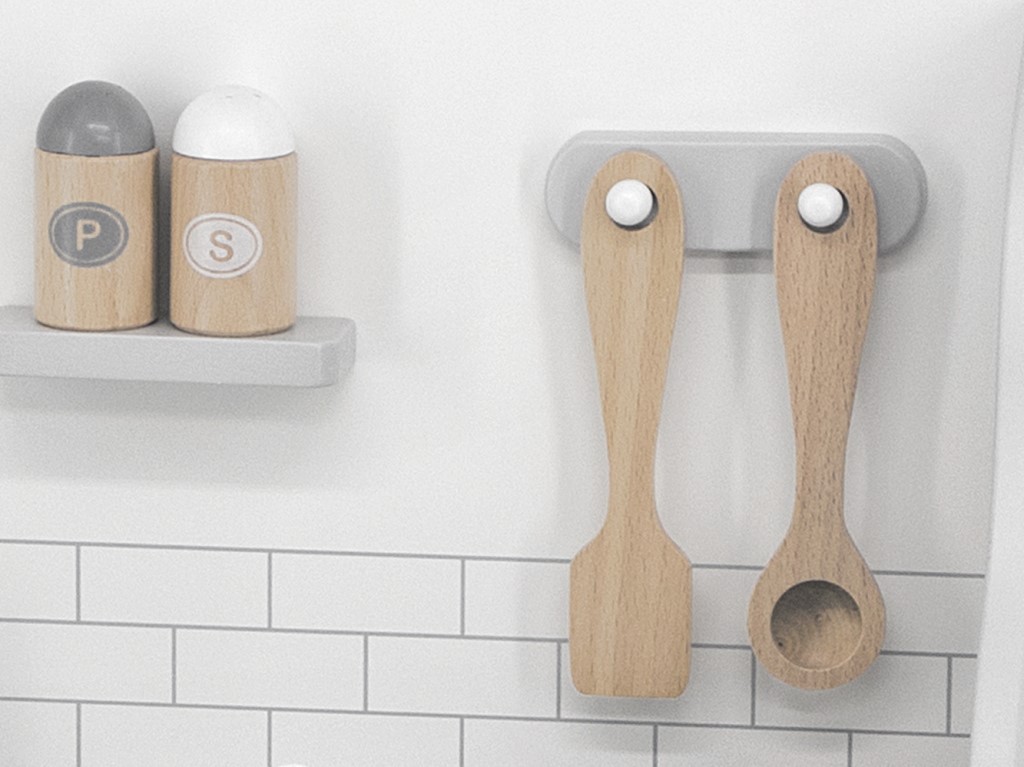 Lamps dřevěná kuchyňka šedá (obrázek 5)