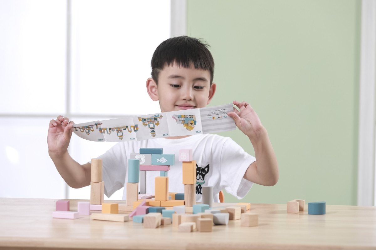 Viga Dřevěná stavebnice 60 kostek (obrázek 5)