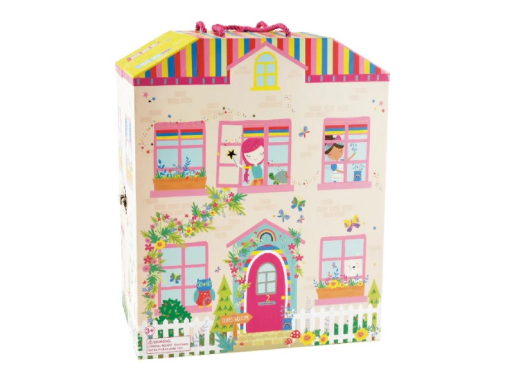 Floss&Rock Domeček pro panenky přenosný – hrací sada