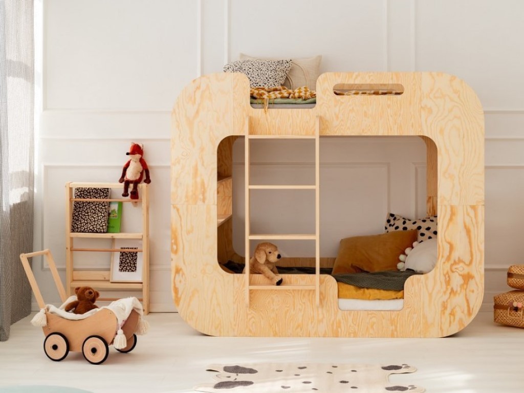 ADEKO Patrová postel KOSMOS oval rozměr lůžka: 80 x 140 cm