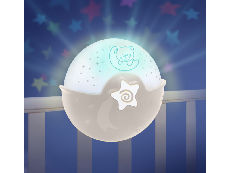 Infantino Noční lampička s projekcí ecru