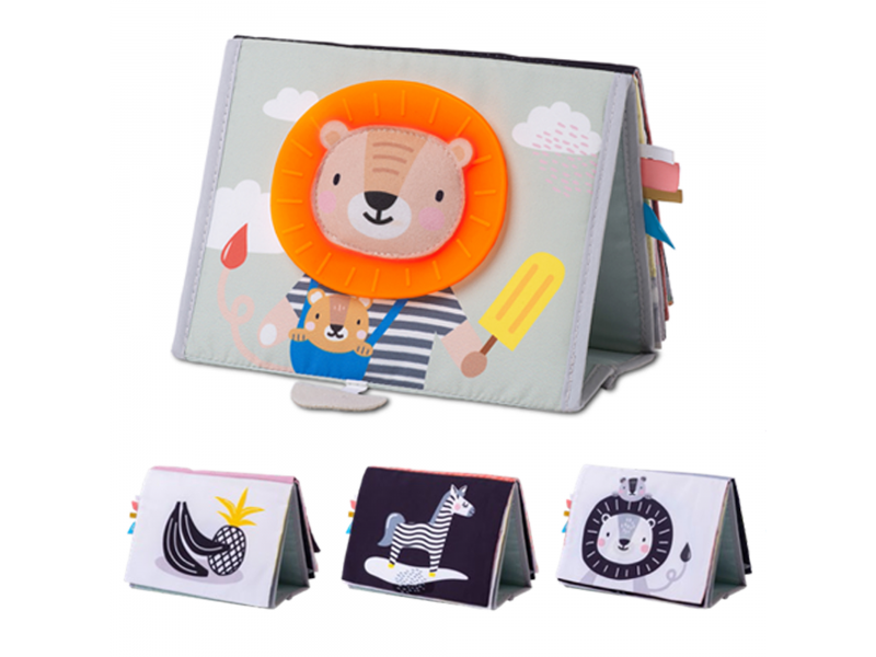 Taf Toys Knížka pro hru na bříšku Savana (obrázek 3)