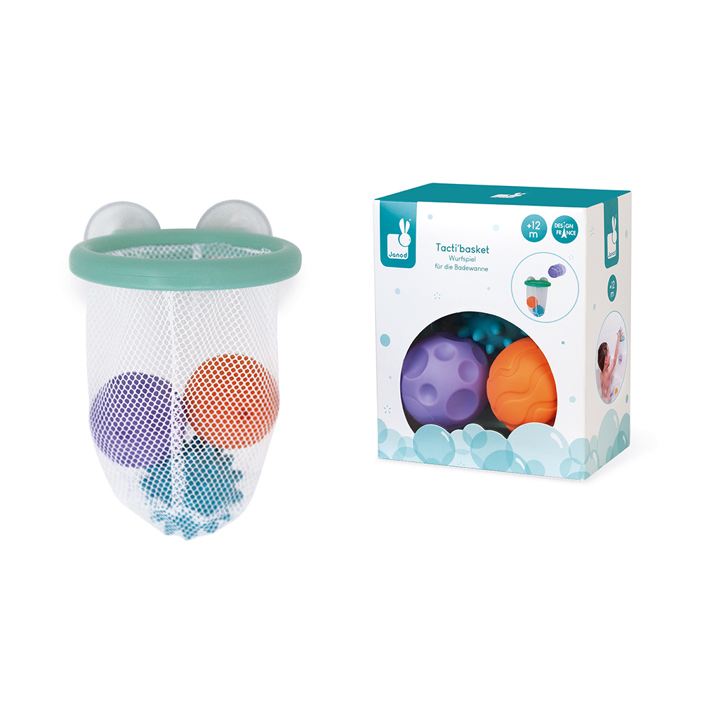 Janod Basketbalový koš s míčky 3 ks