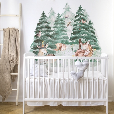 YOKODESIGN Samolepka na zeď Jeleni Velikost: maxi – XL