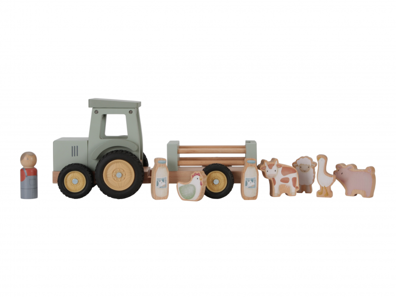 Little Dutch Traktor s přívěsem Farma