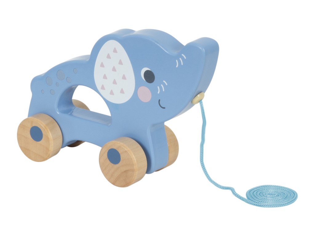 eliNeli Tahací hračka (dřevěná) – slon