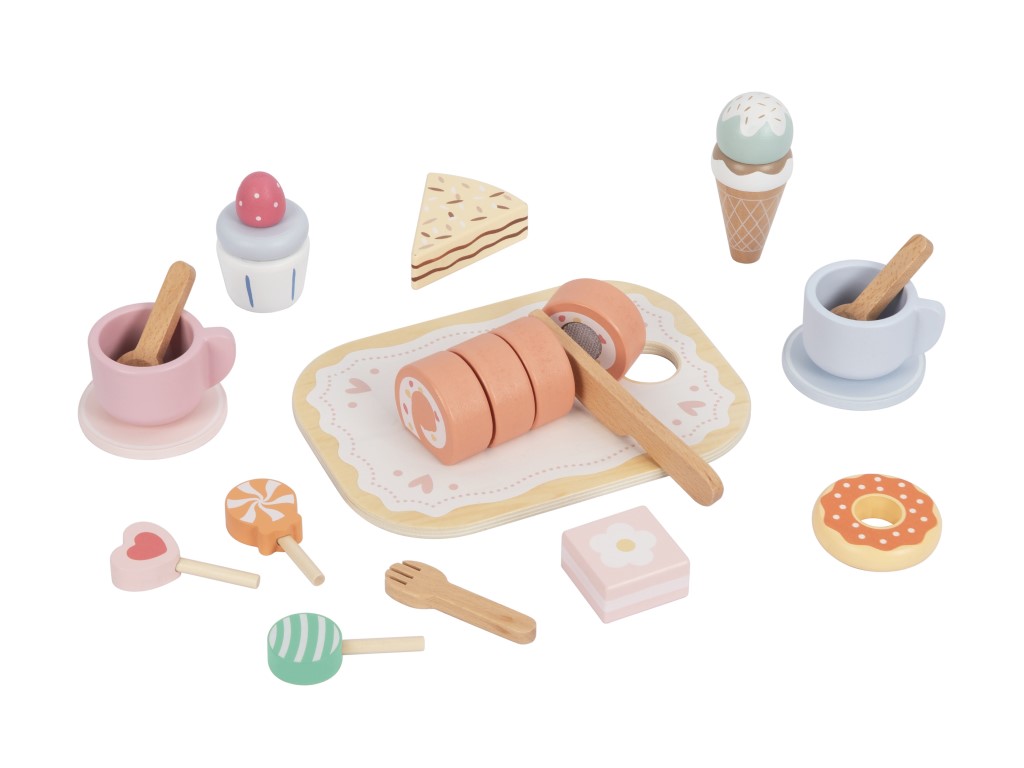 eliNeli Dětský čajový set v boxu 3v1