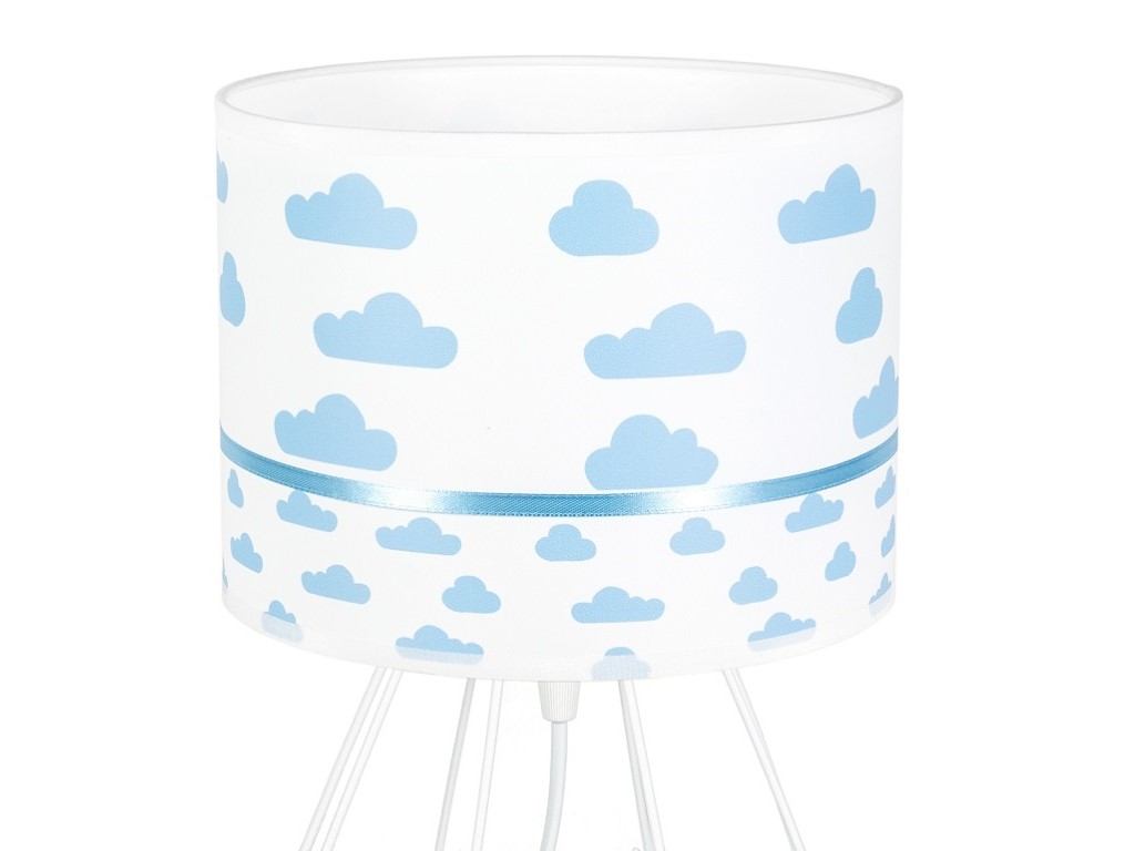 ELIS DESIGN Dětská stolní lampa – Modré mráčky