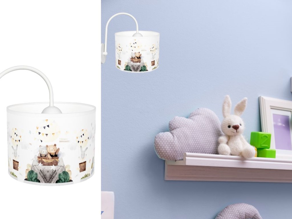 ELIS DESIGN Dětské nástěnné světlo – Medvídci