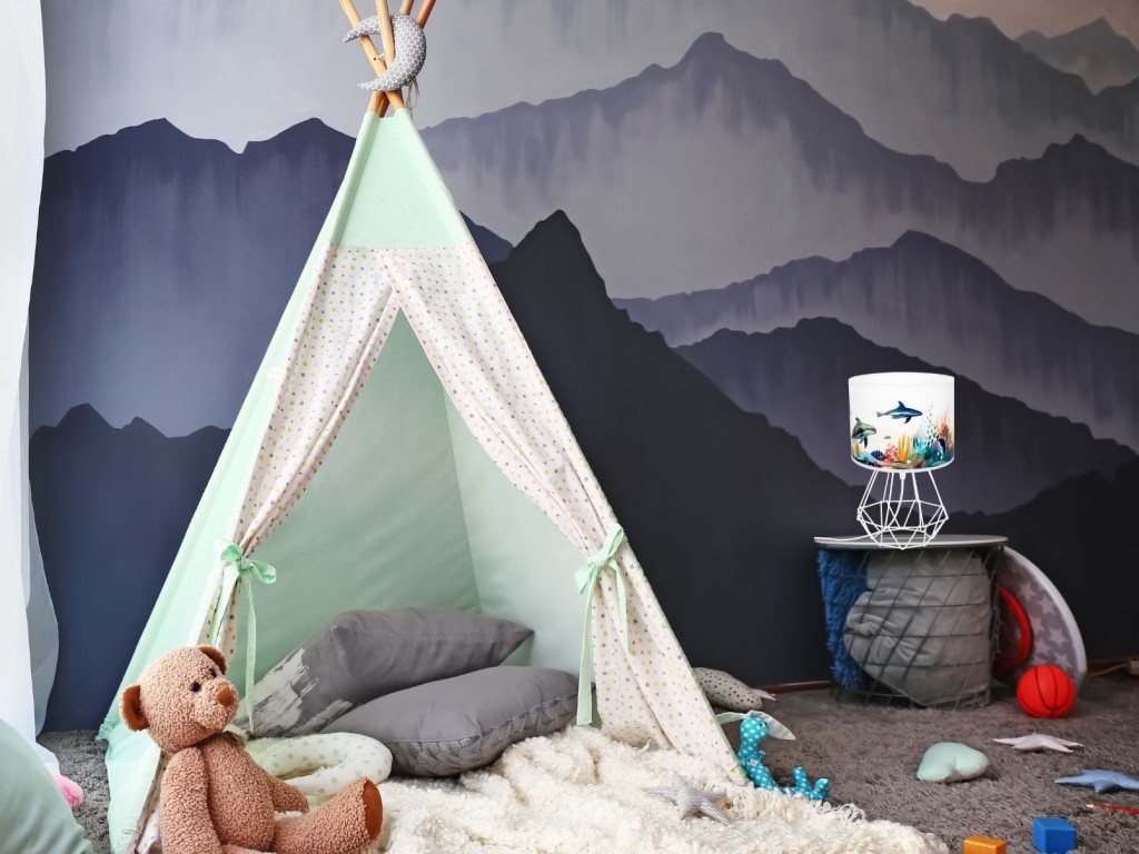 ELIS DESIGN Dětská stolní lampa – Korálový útes