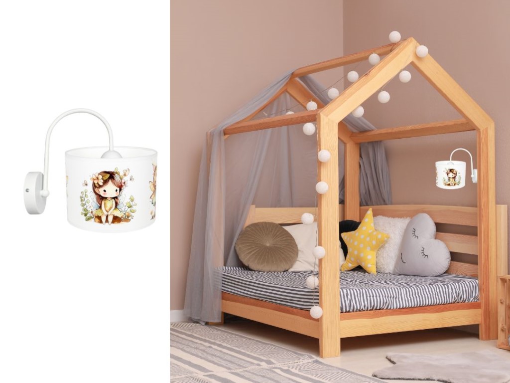 ELIS DESIGN Dětské nástěnné světlo – Víly