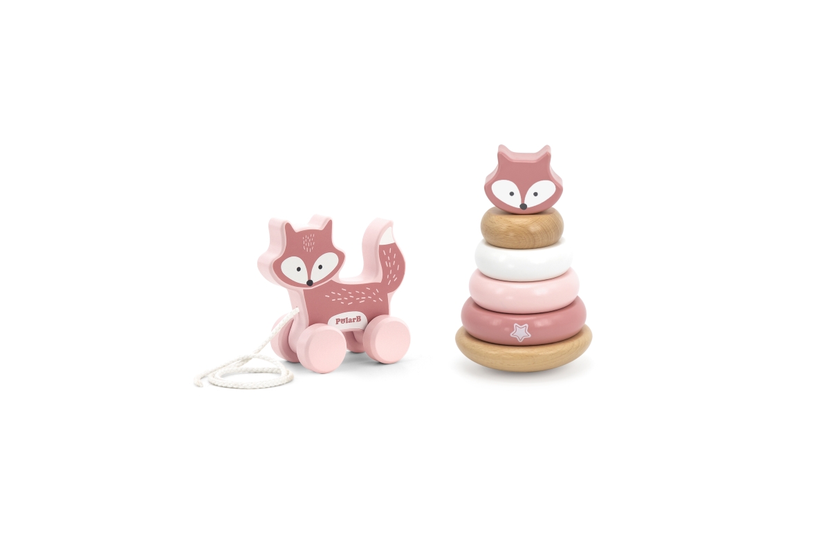 PolarB Dřevěná tahačka a pyramida liška (obrázek 4)