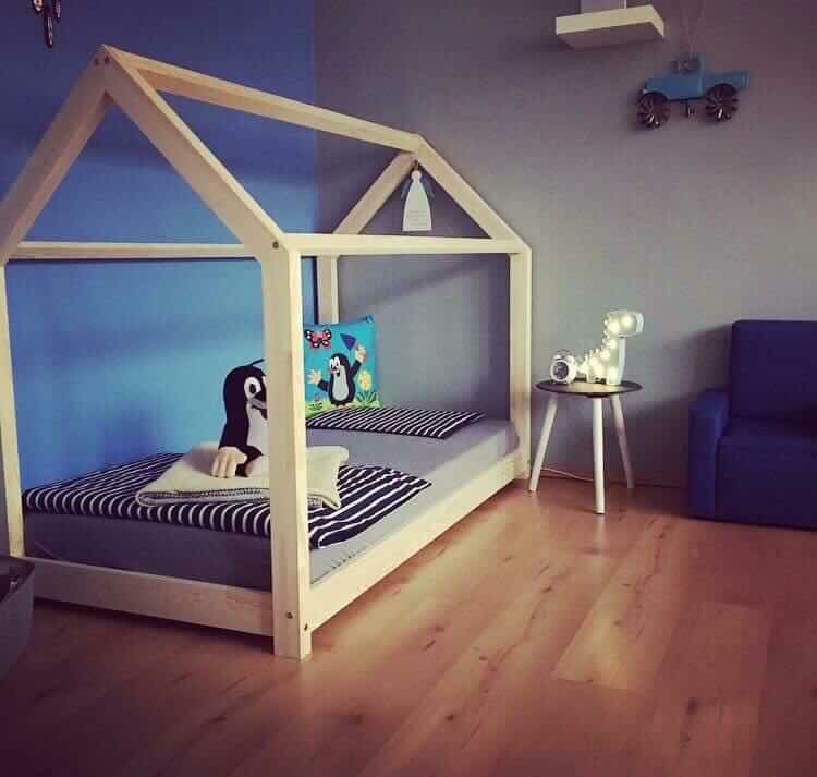 Akce postel domeček + ZDARMA rošt (obrázek 8)