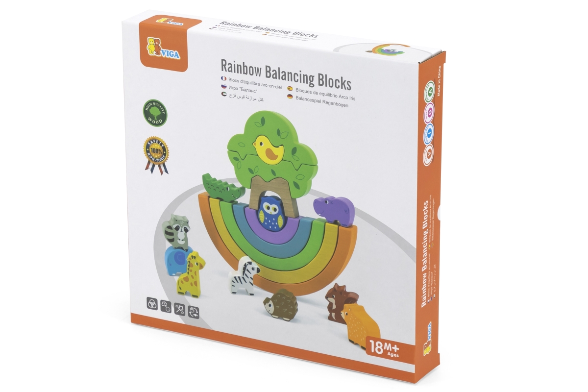 VIGA Dřevěná hra – duha