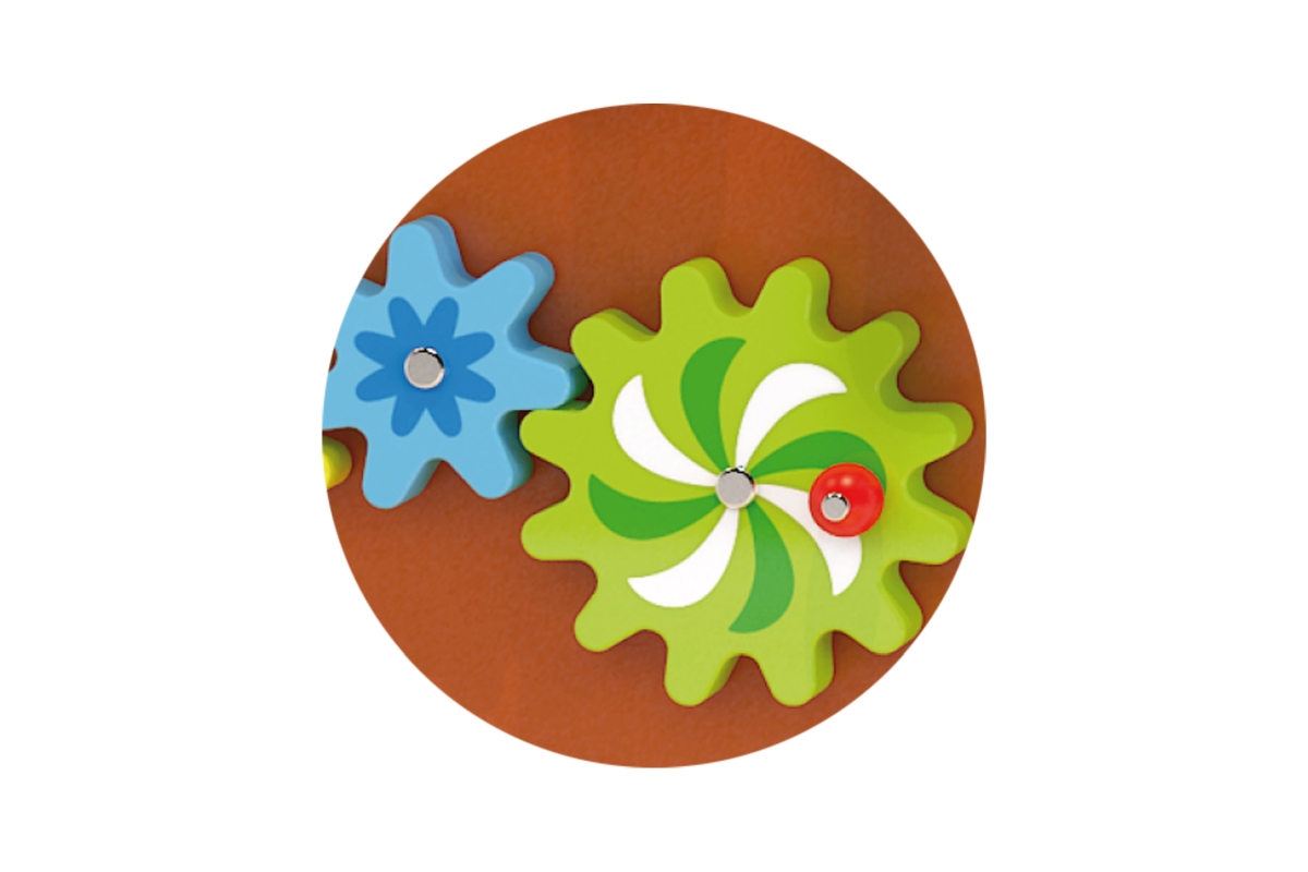 VIGA Dřevěná nástěnná hra - motorika (obrázek 3)