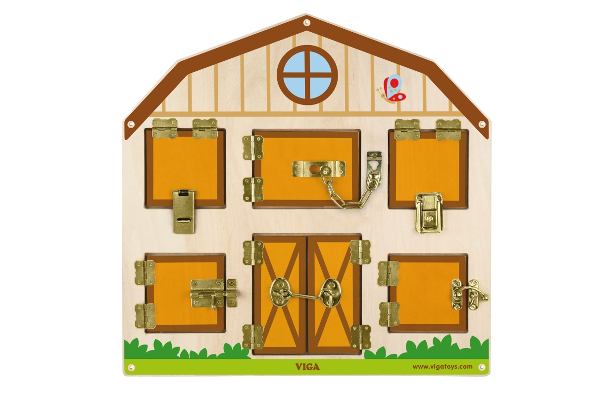 VIGA Dřevěná hra – zamykání a odemykání