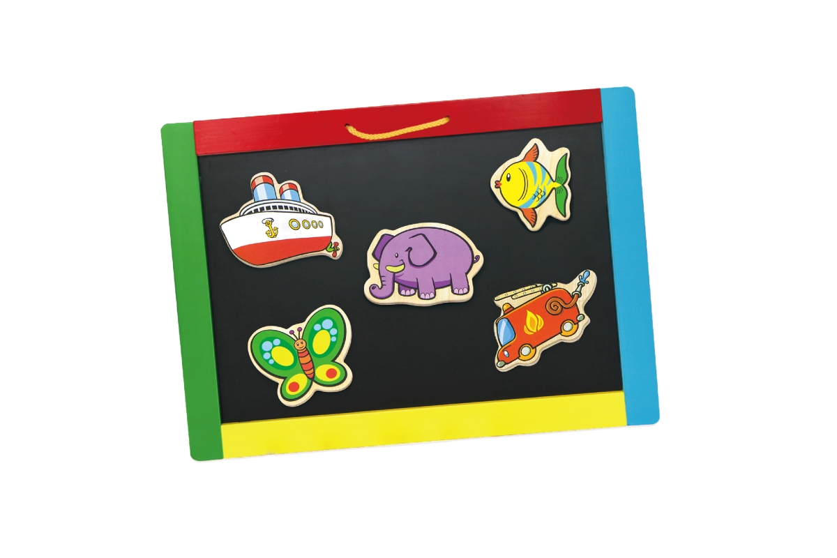 VIGA Dřevěné magnety 20 ks – zvířátka