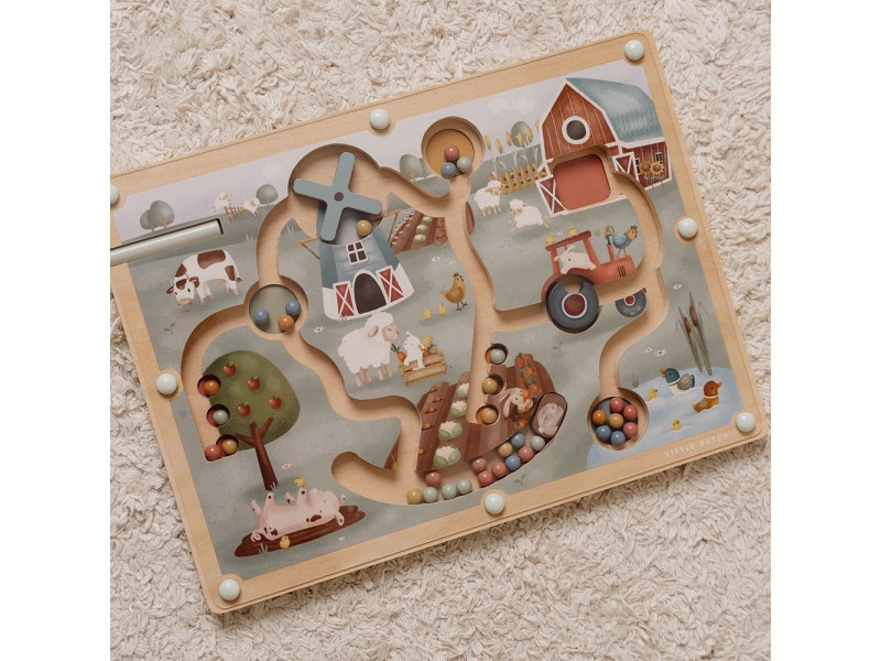 Magnetické bludiště Farma Little dutch