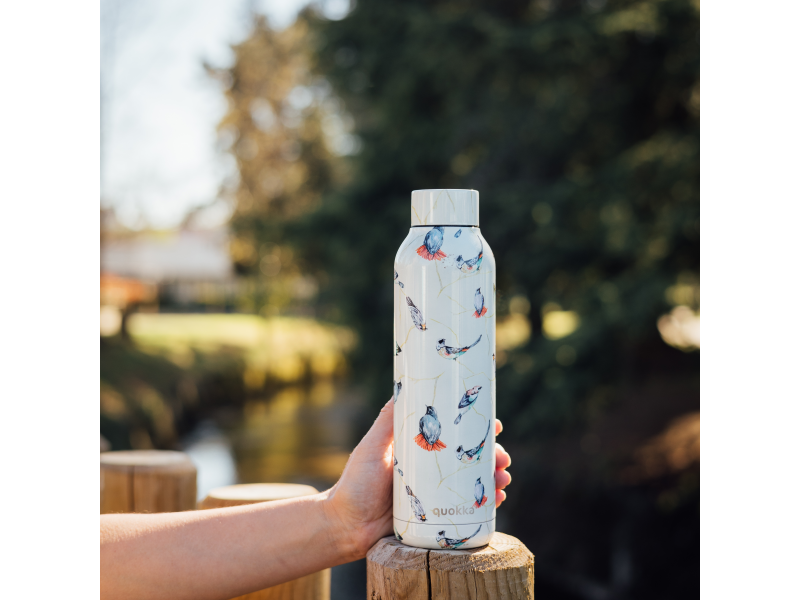 Quokka Nerezová termoláhev Solid Birds 630 ml