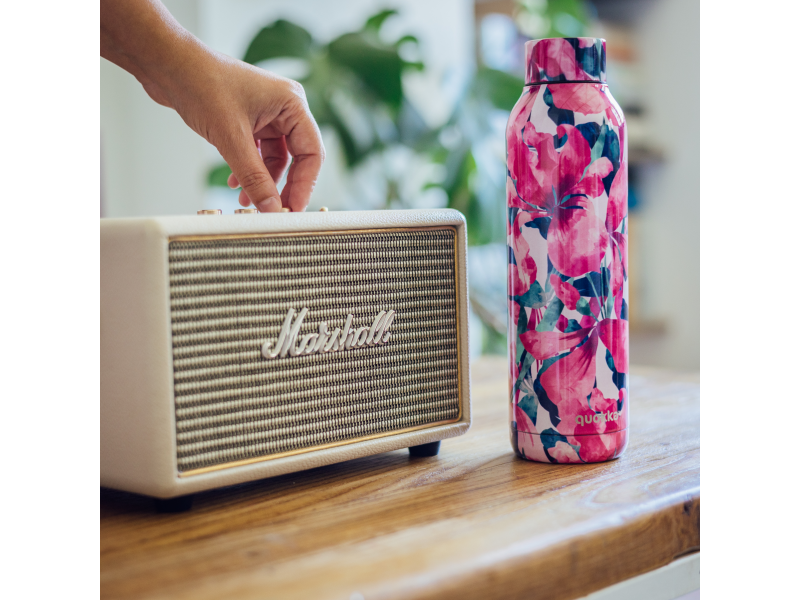 Quokka Nerezová termoláhev Solid Pink Bloom 630 ml