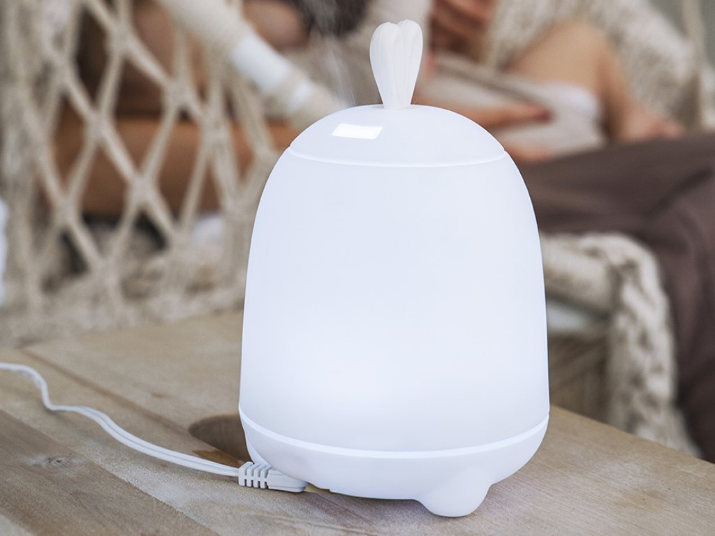 Rabbit & Friends Dětská lampička s difuzérem