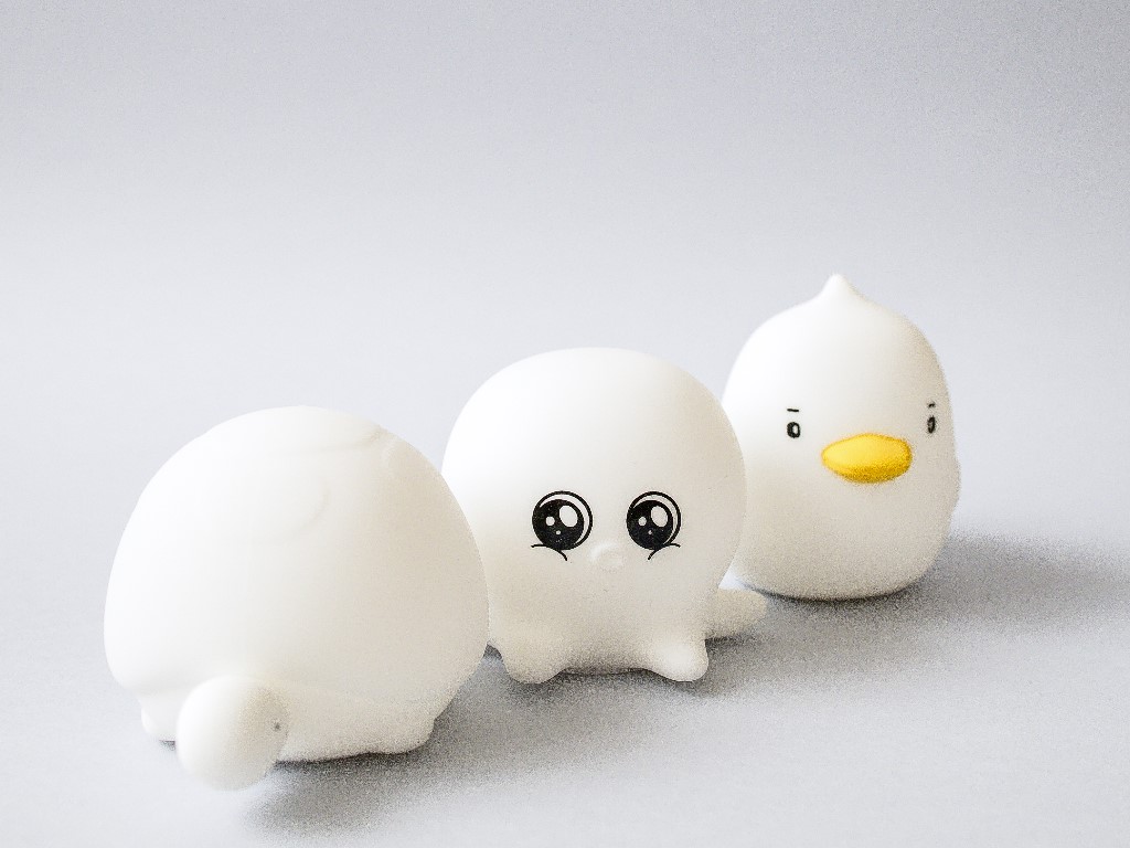 Rabbit & Friends Dětské lampičky do vody (kačenka, chobotnice, želva)