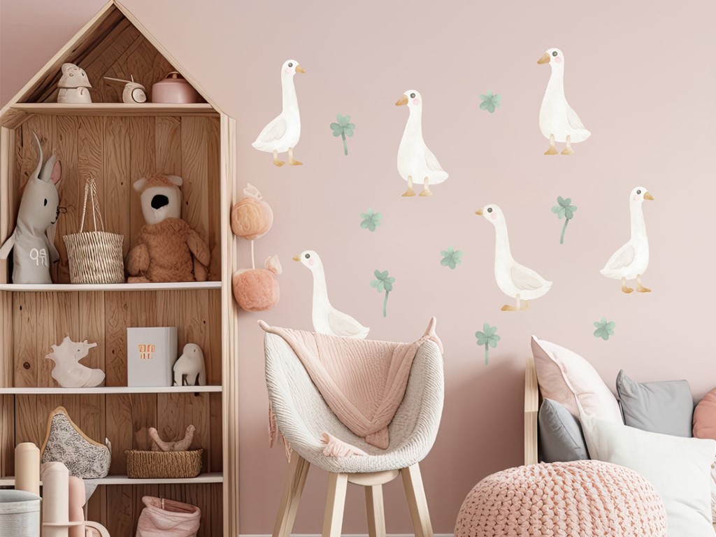 ELIS DESIGN originální nálepky husy