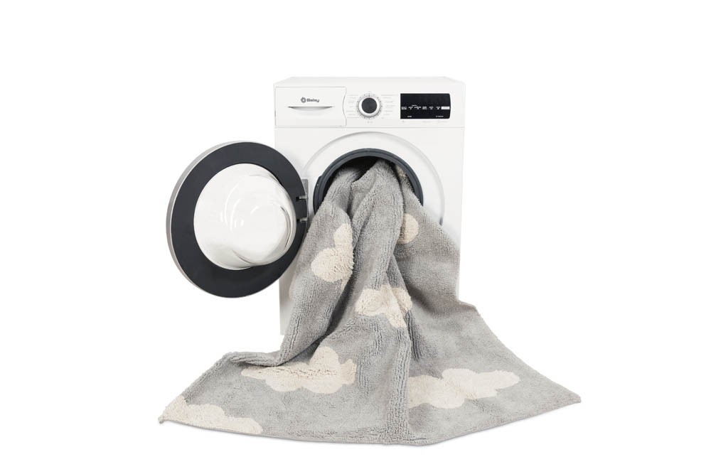 Lorena Canals Dětský koberec s mraky – šedý