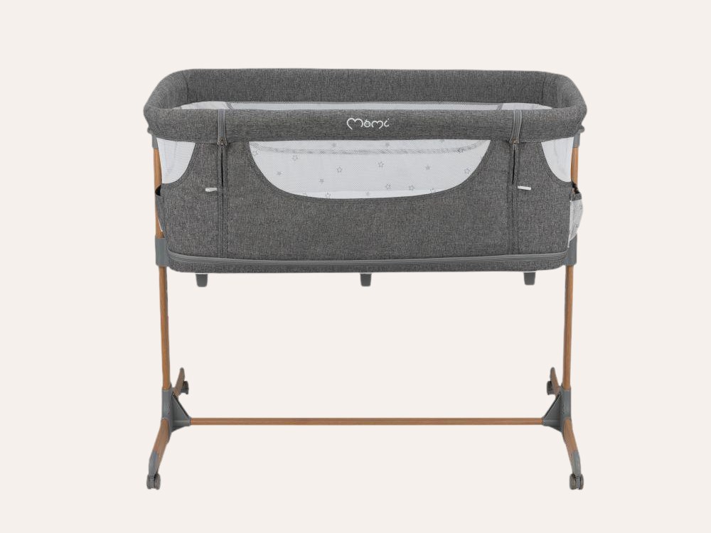 Postýlka MoMi SMART BED 4v1 šedá