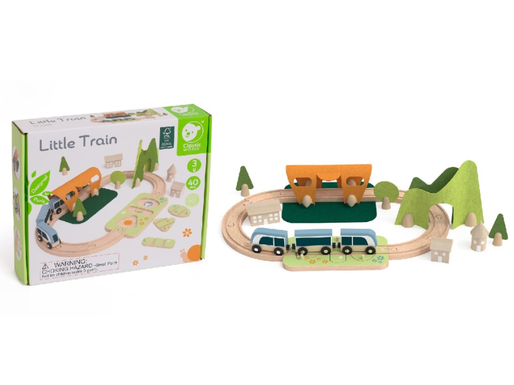 Classic WORLD Dřevěná vláčkodráha - mini (obrázek 7)