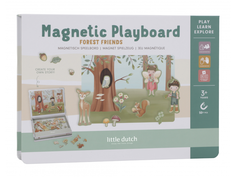 Little Dutch Magnetická hra Forest Friends