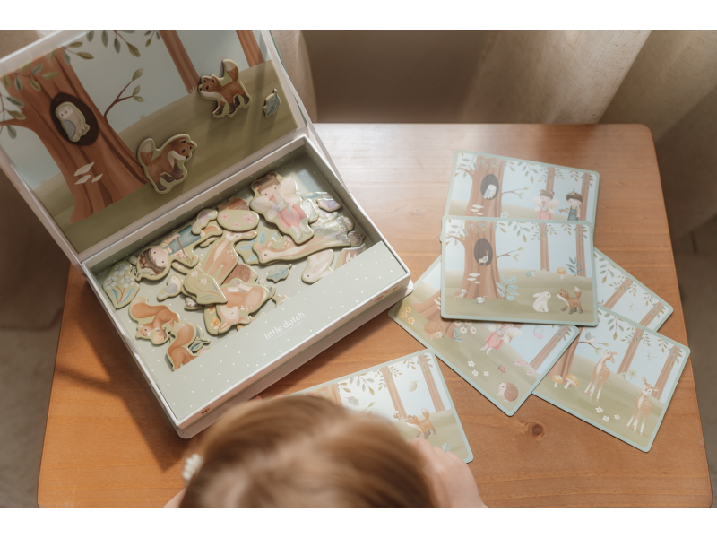 Little Dutch Magnetická hra Forest Friends