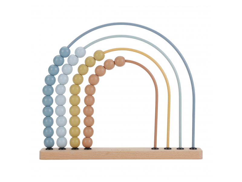 Little Dutch Počítadlo dřevěné duha Forest Friends