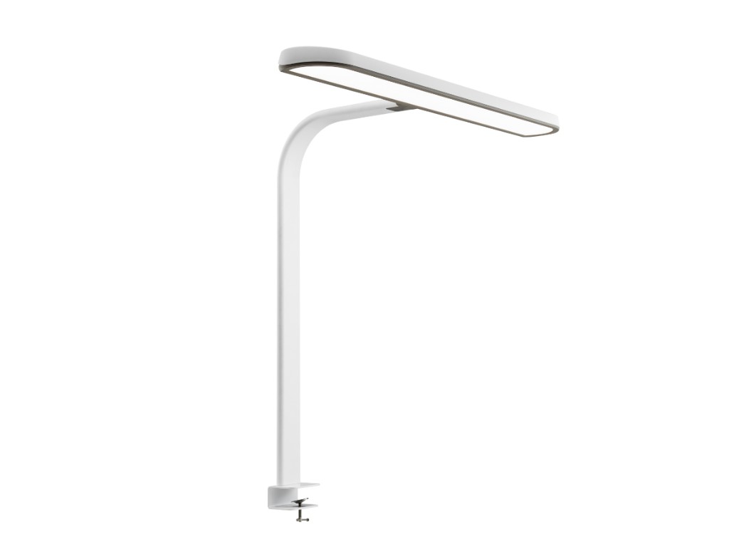 eliNeli Stolní lampa LED s klipem bílá