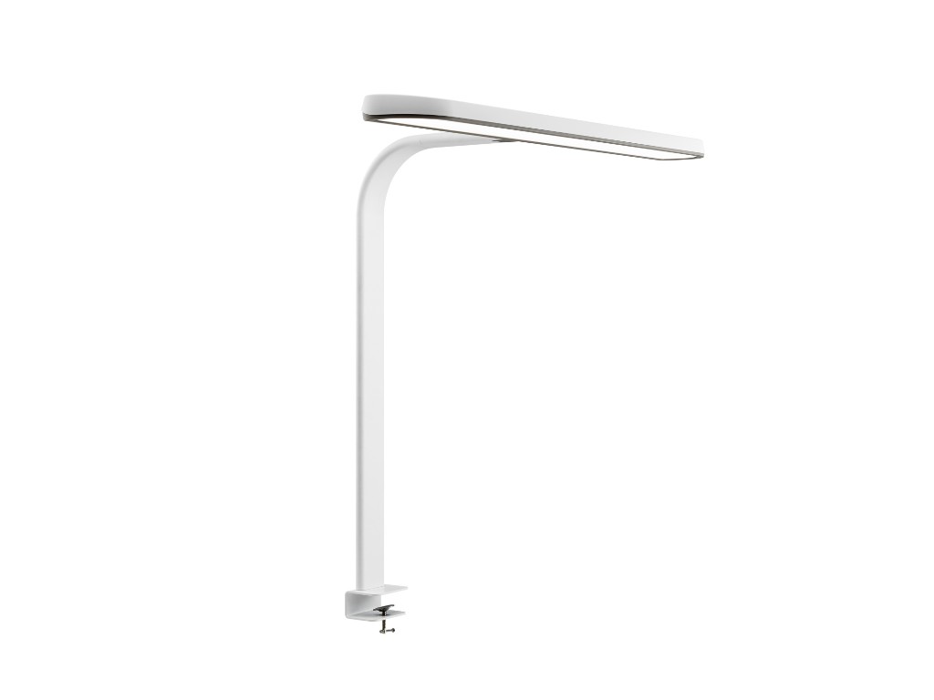 eliNeli Stolní lampa LED s klipem bílá
