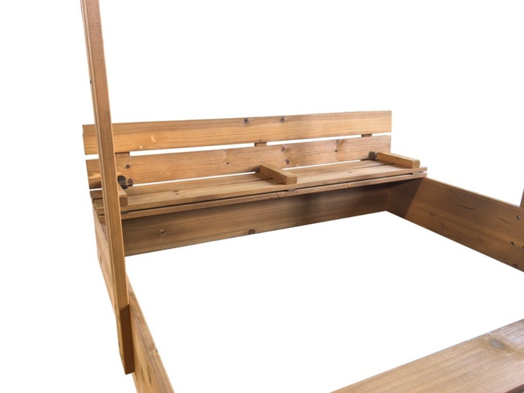 eliNeli Pískoviště s krytem/lavičkami a šedou stříškou